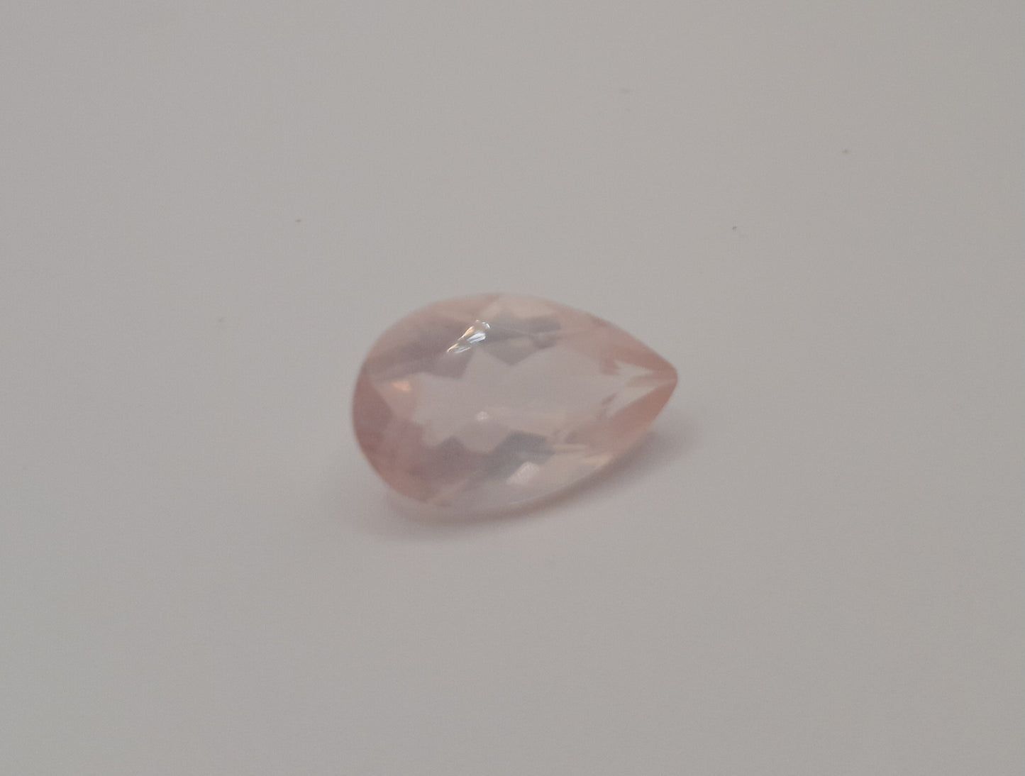 Rose quartz pear 3.75ct
