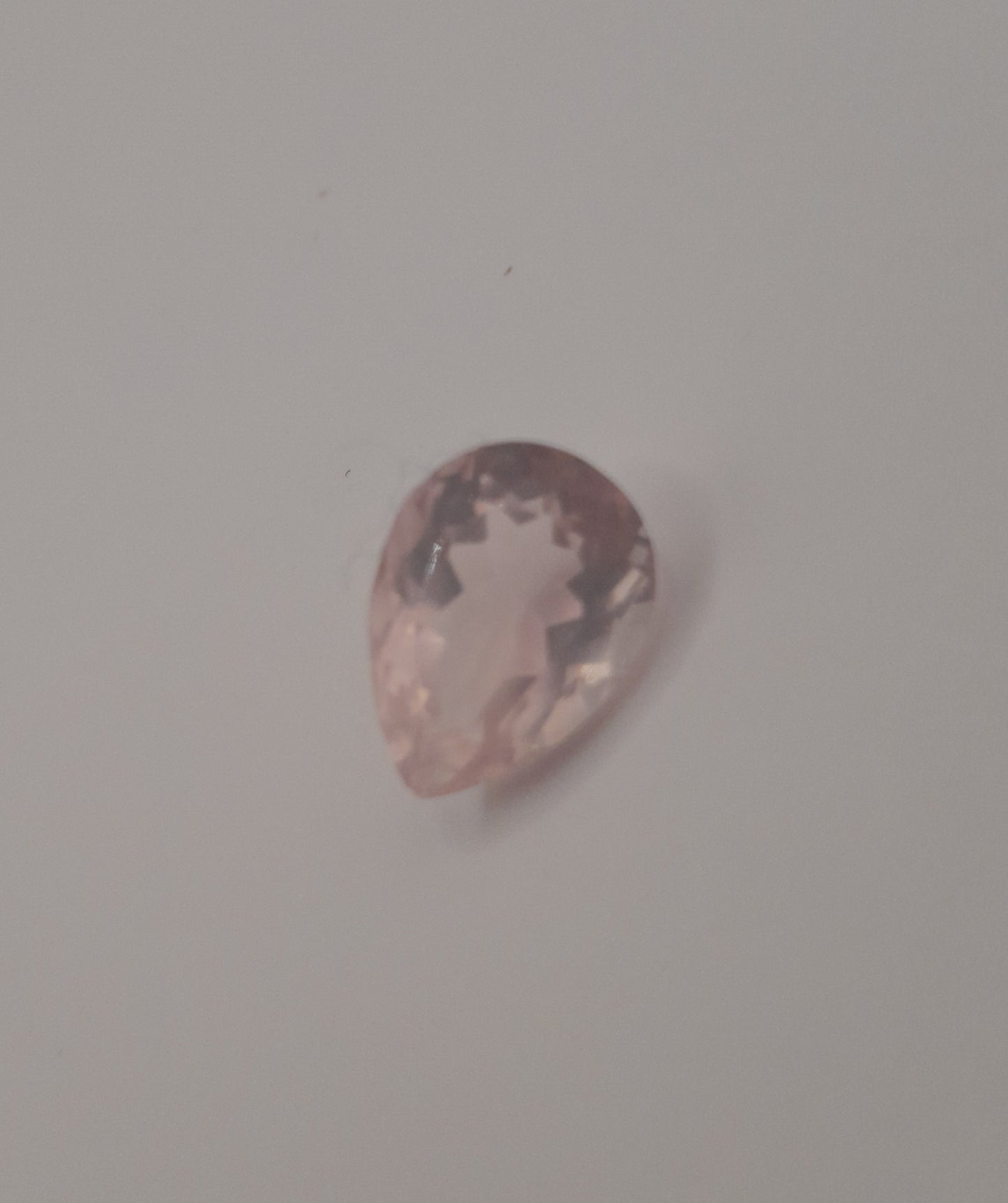 Rose quartz pear 3.75ct