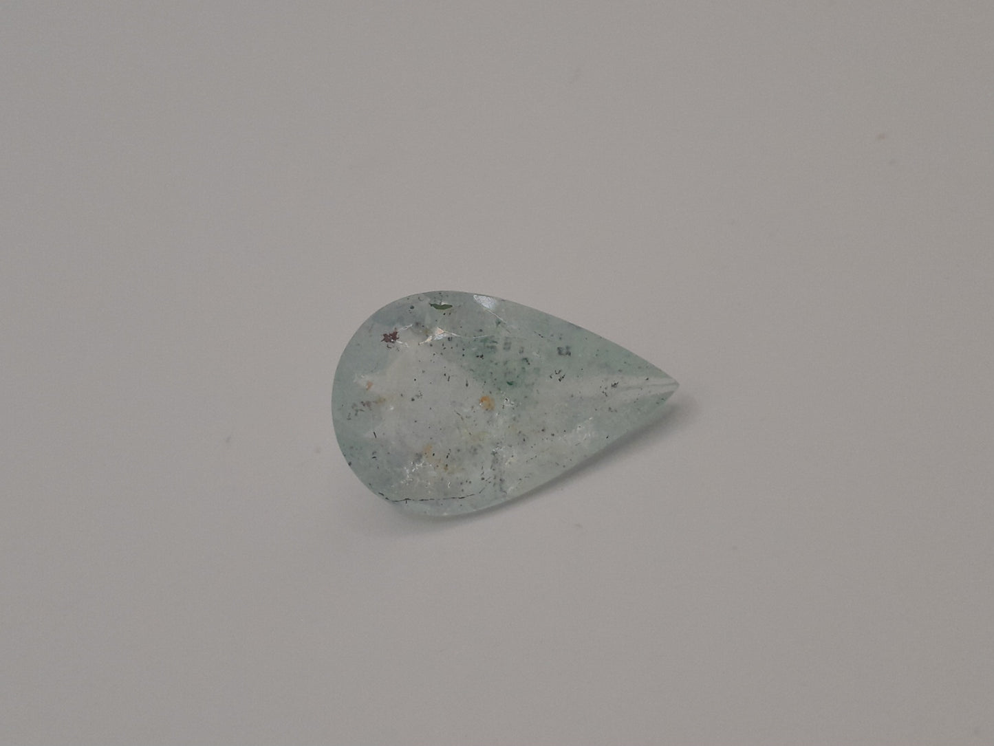 Moss aquamarine teardrop 6.15ct