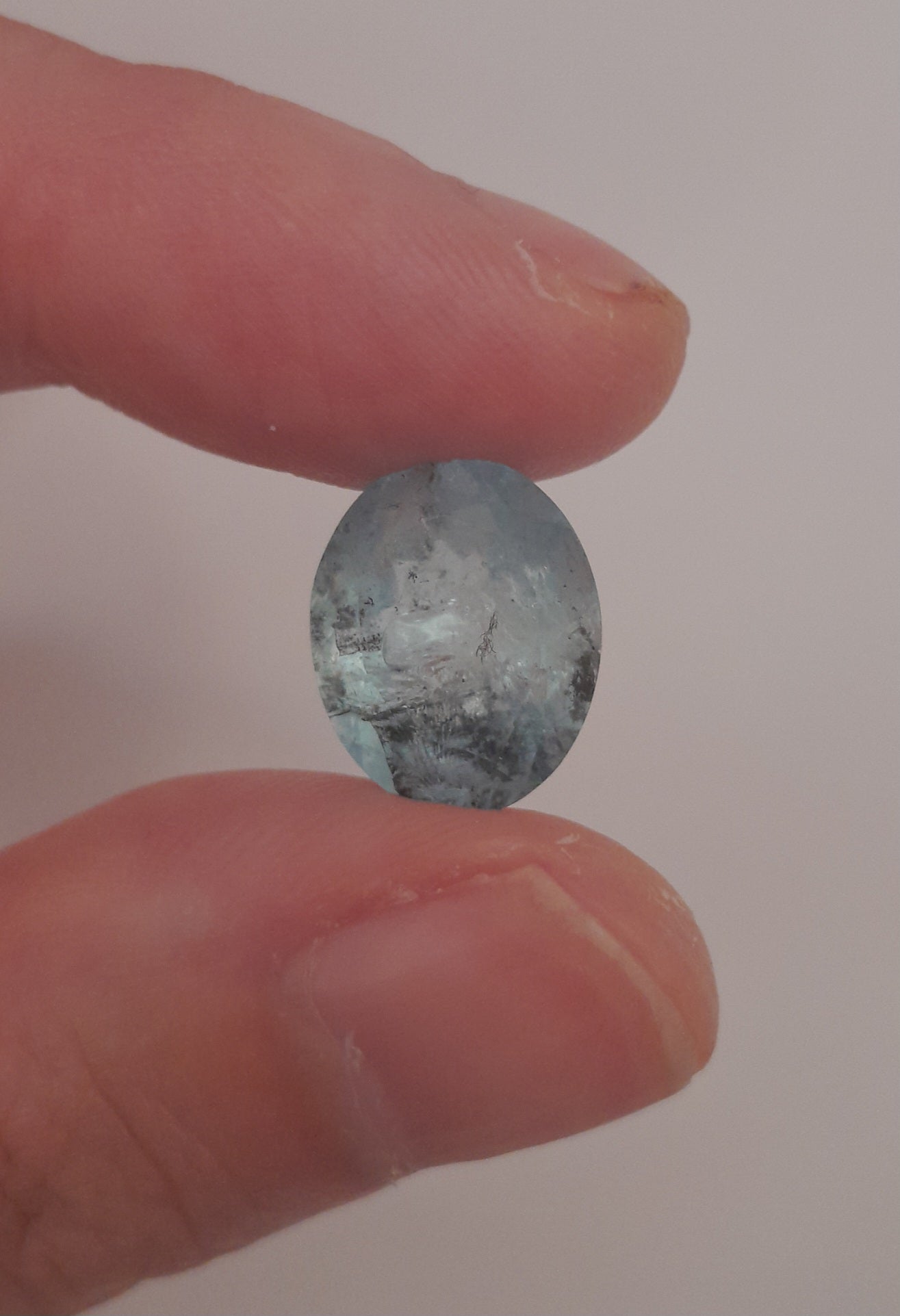 Moss aquamarine oval 7.20ct