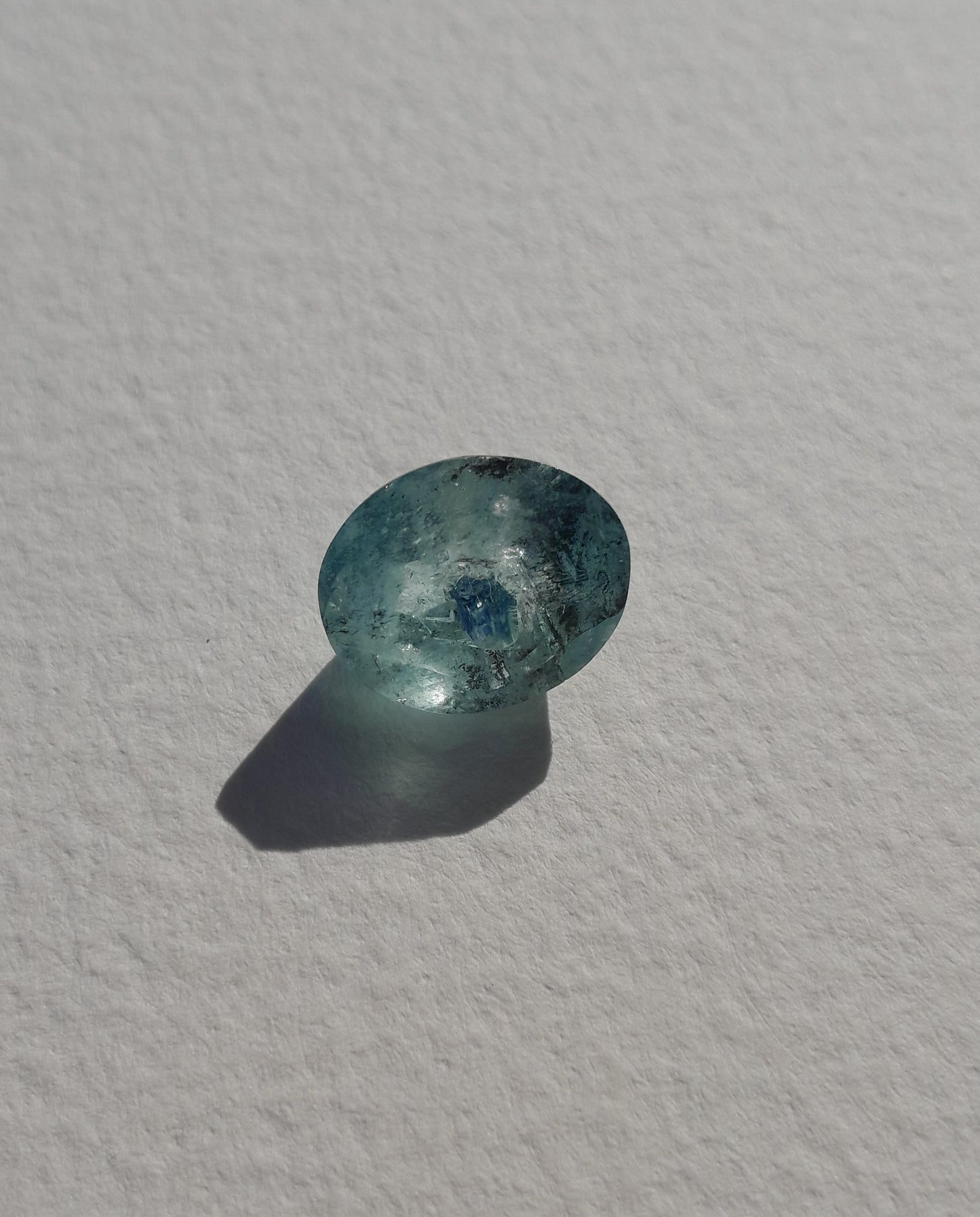 Moss aquamarine oval 7.20ct