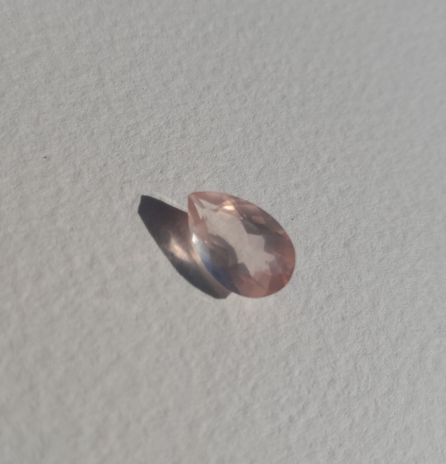 Rose quartz pear 3.75ct