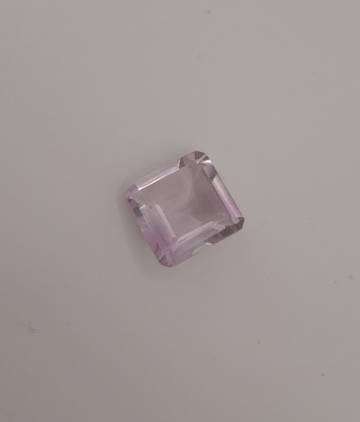 Pink amethyst square 6.3ct