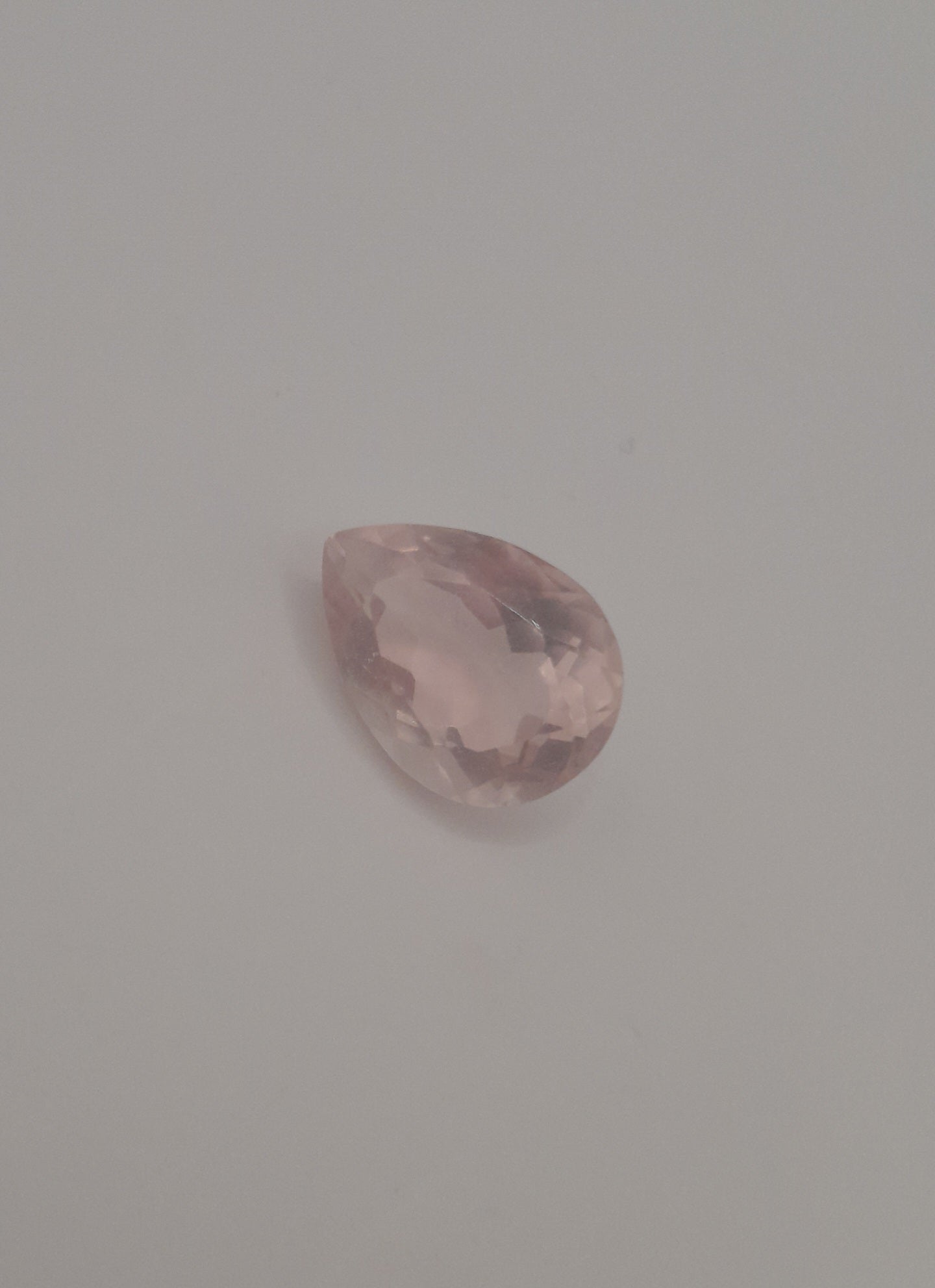 Rose quartz pear 4ct