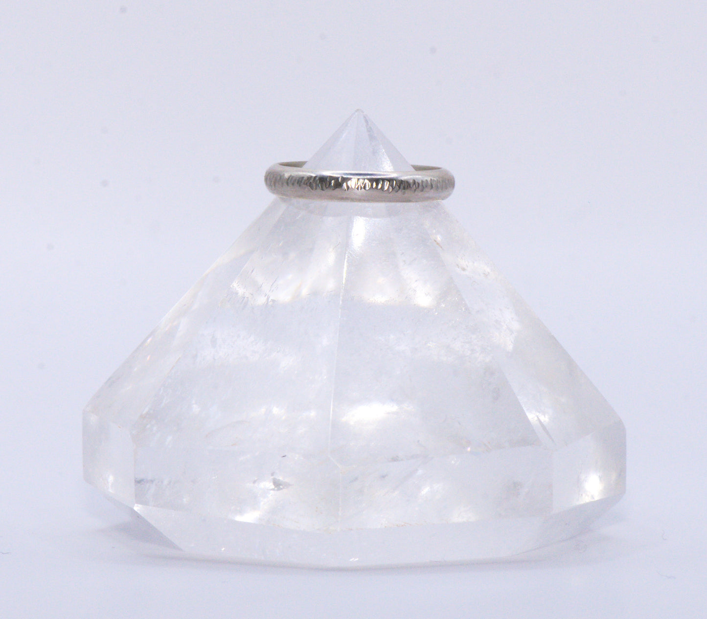 Half round stacker ring 3mm