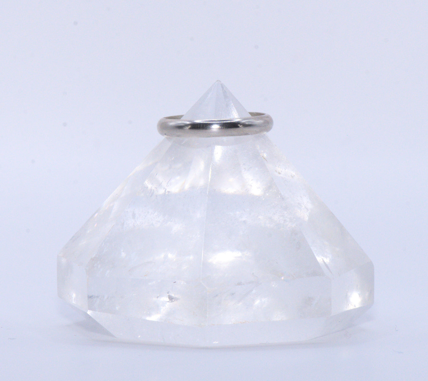 Half round stacker ring 3mm