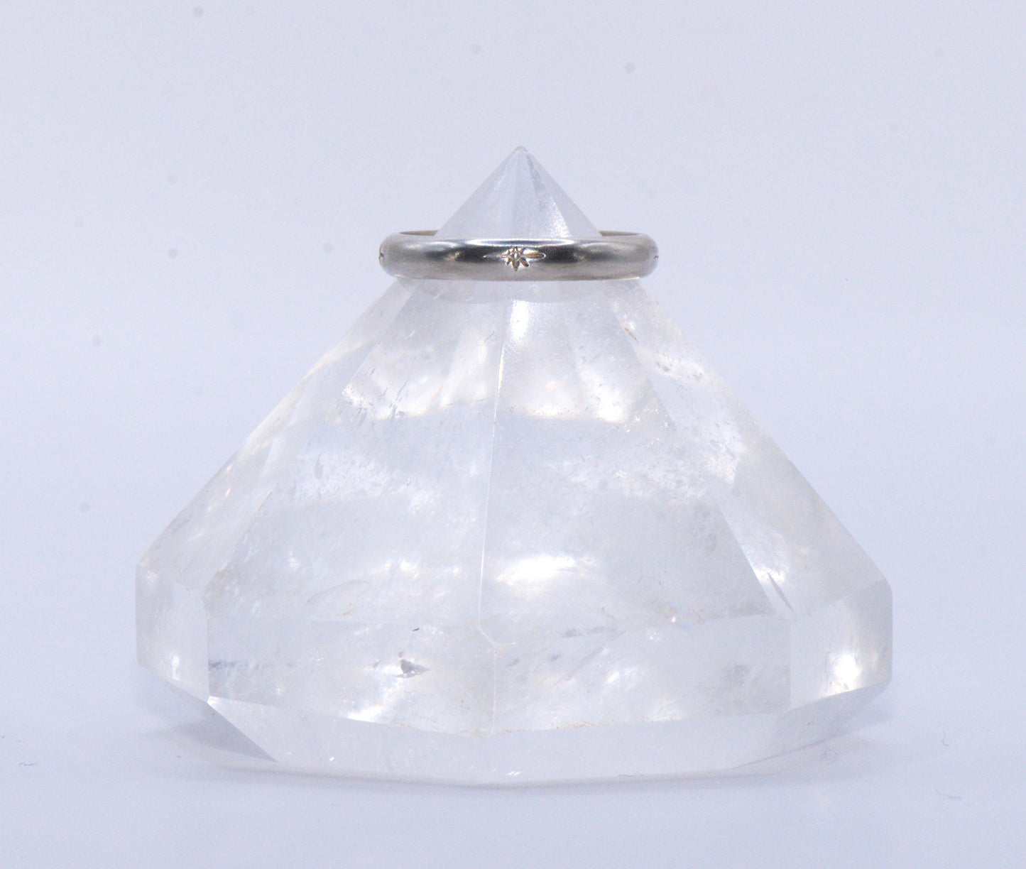 Half round stacker ring 3mm