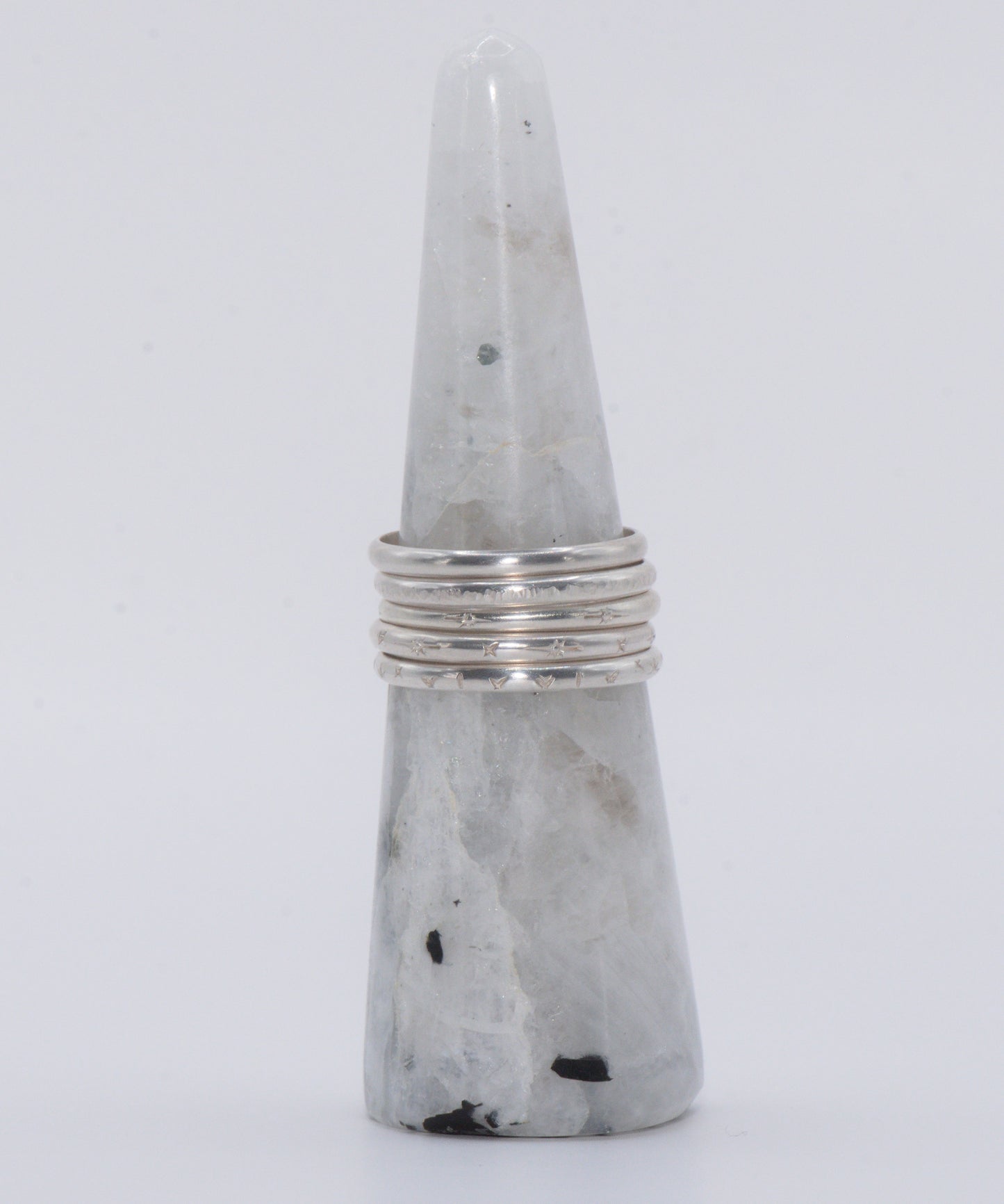 Half round stacker ring 2mm