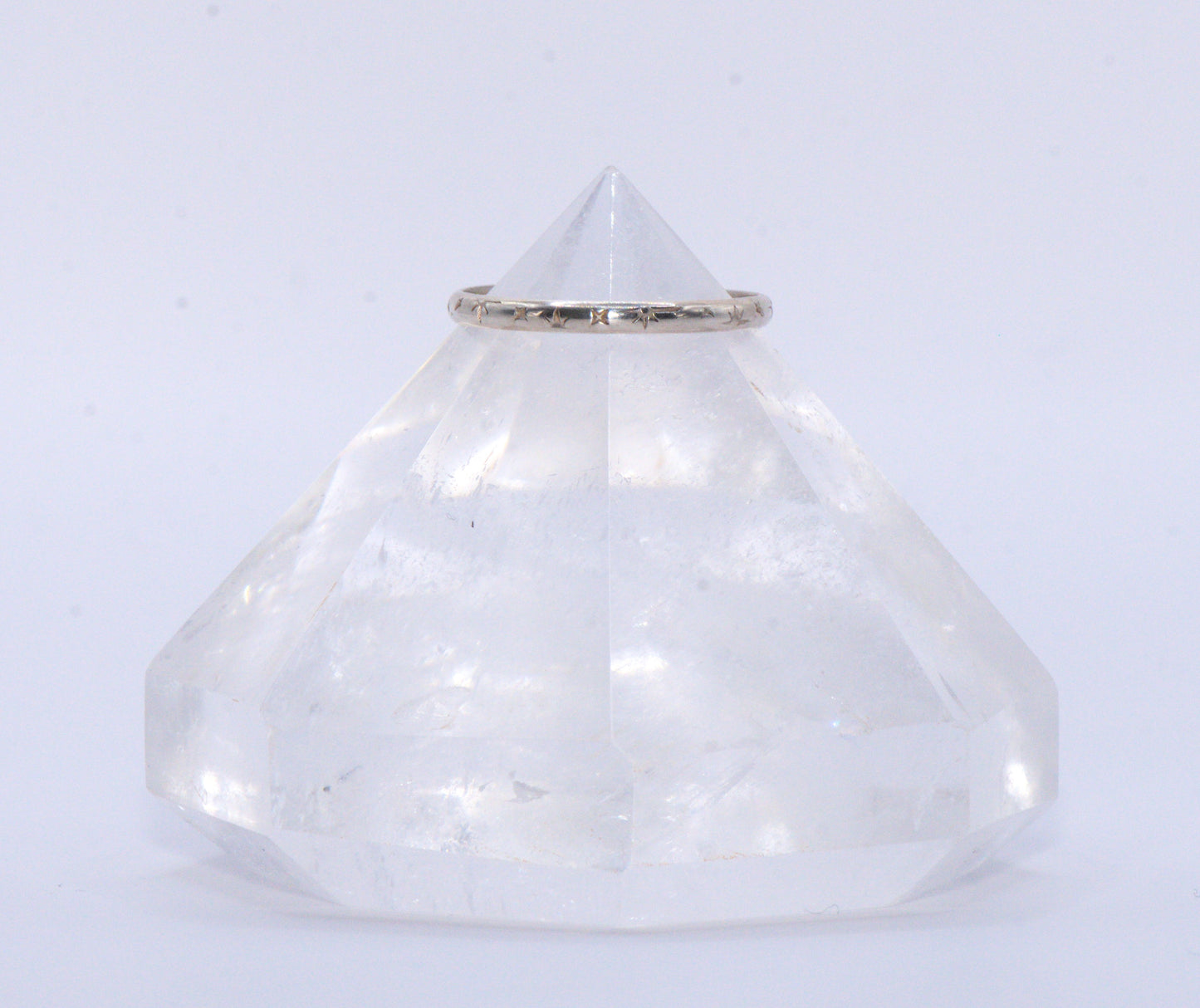 Half round stacker ring 2mm