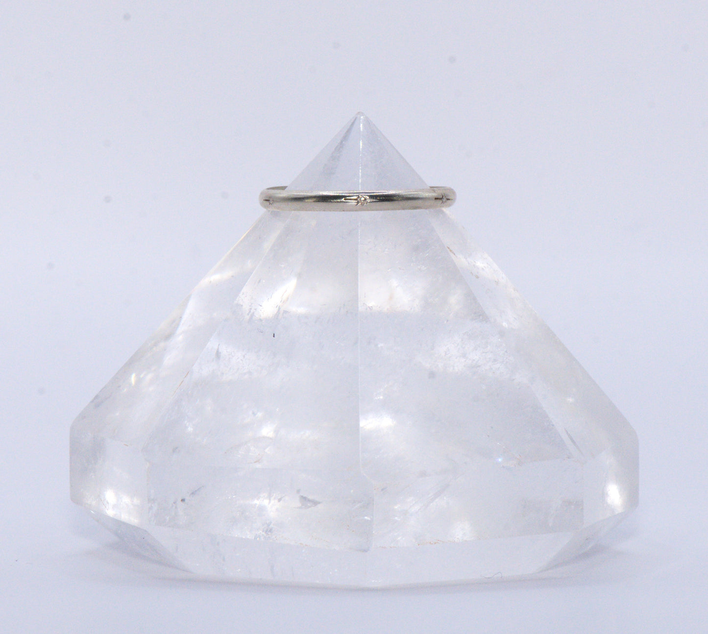 Half round stacker ring 2mm