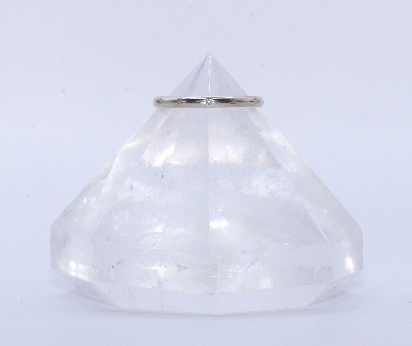 Half round stacker ring 2mm